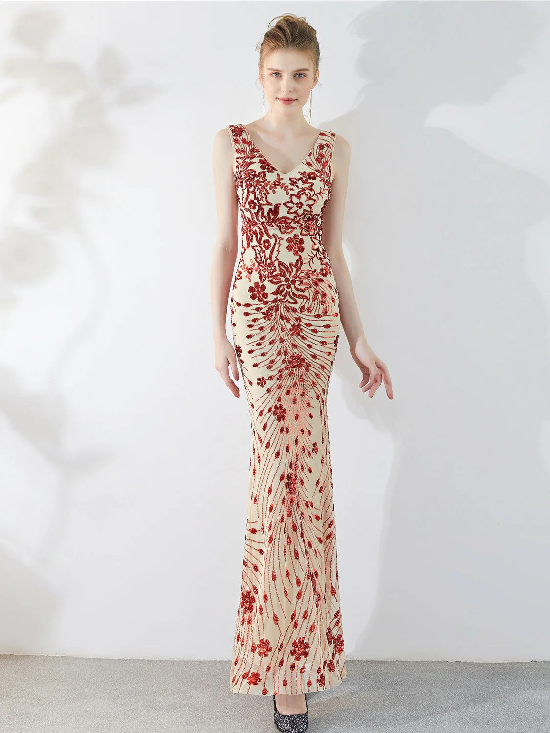 slim long evening dress - Image 6