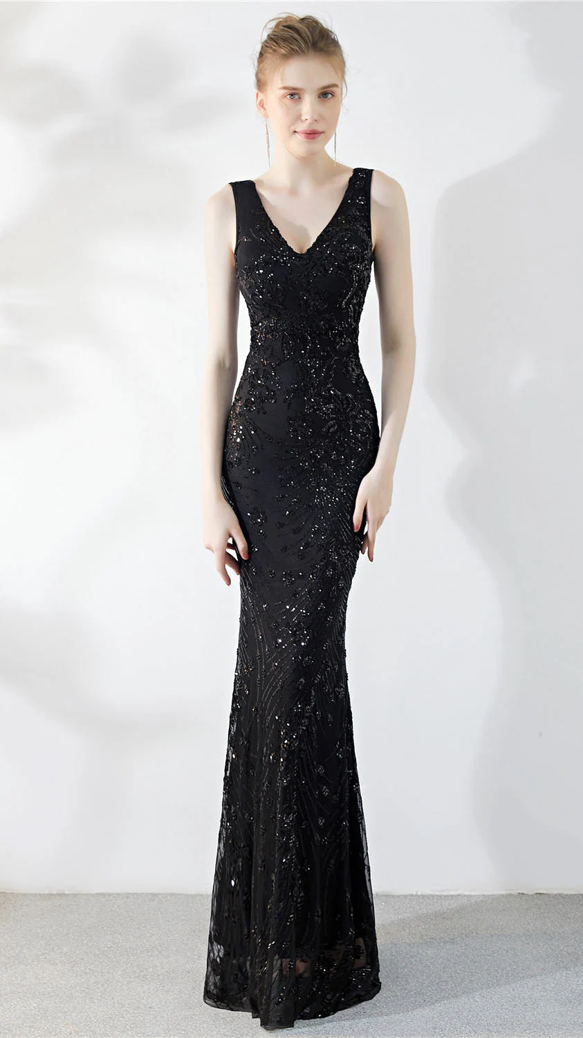 slim long evening dress - Image 8