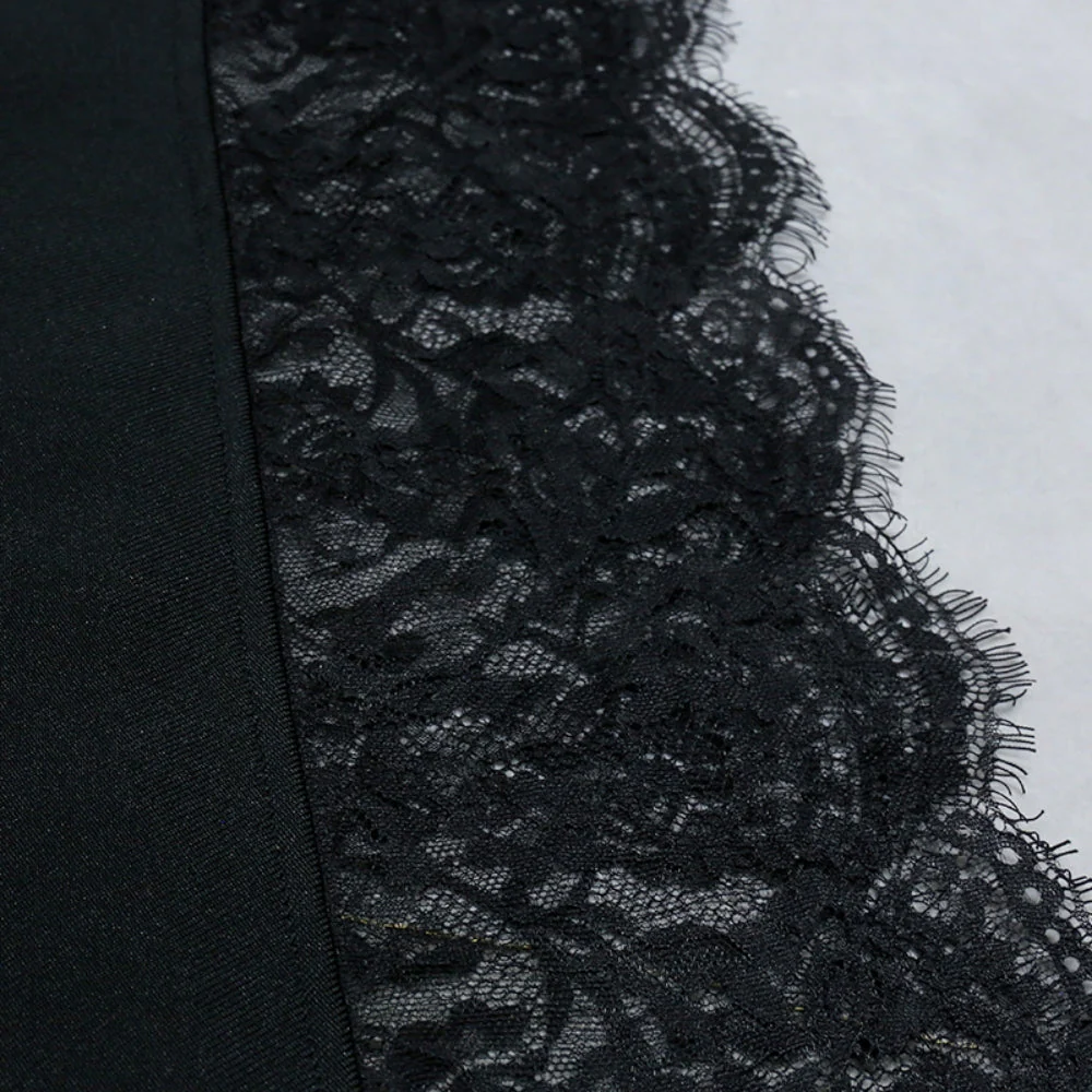 Strappy Sleeveless Lace Maxi Bandage Dress PZC1493 - Image 7