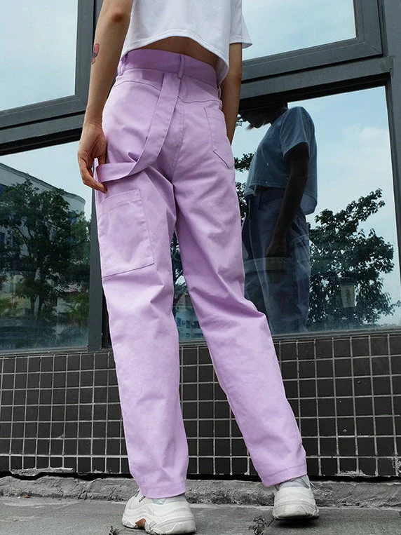 Purple Loose Trousers - Image 3