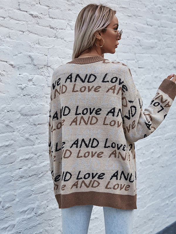 Knitted Letter Sweater - Image 2