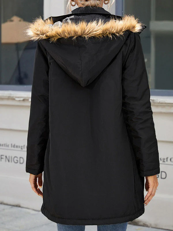Casual Hooded Zip Cotton Jacket - Image 3
