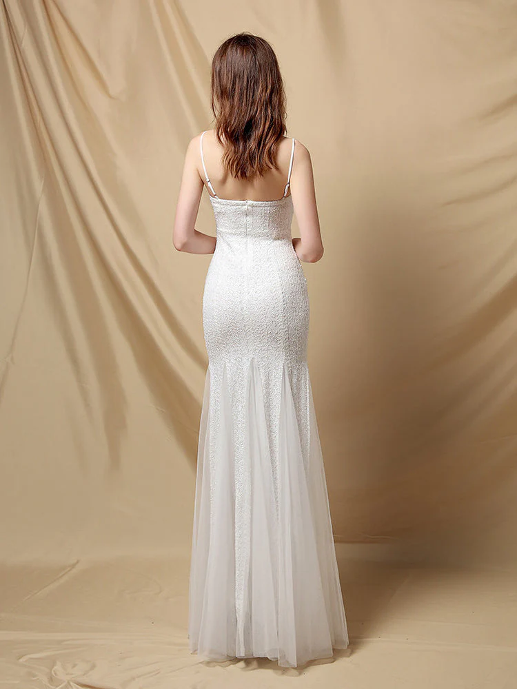 Halter Slim Fishtail Dress - Image 2