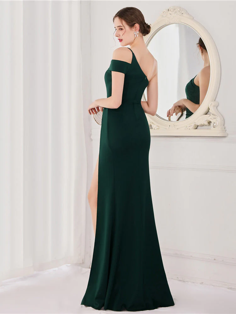 Slim Strapless evening dress - Image 2