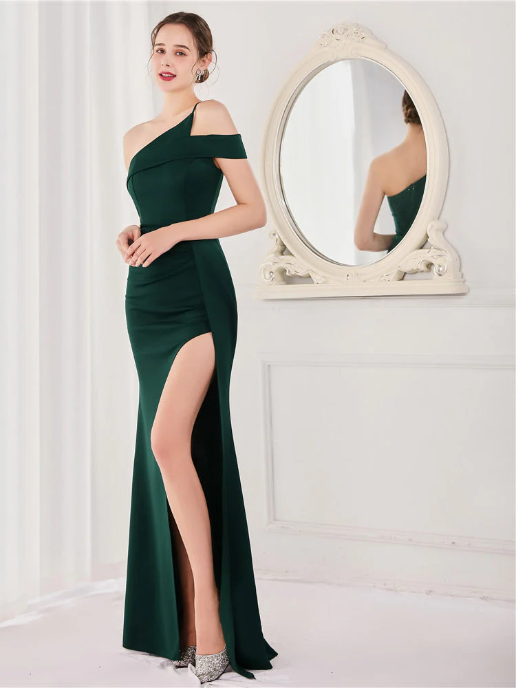 Slim Strapless evening dress - Image 3