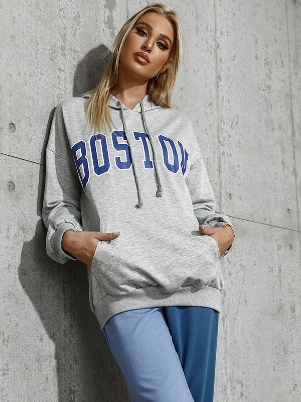Trendy Letter Sweatshirt - Image 3