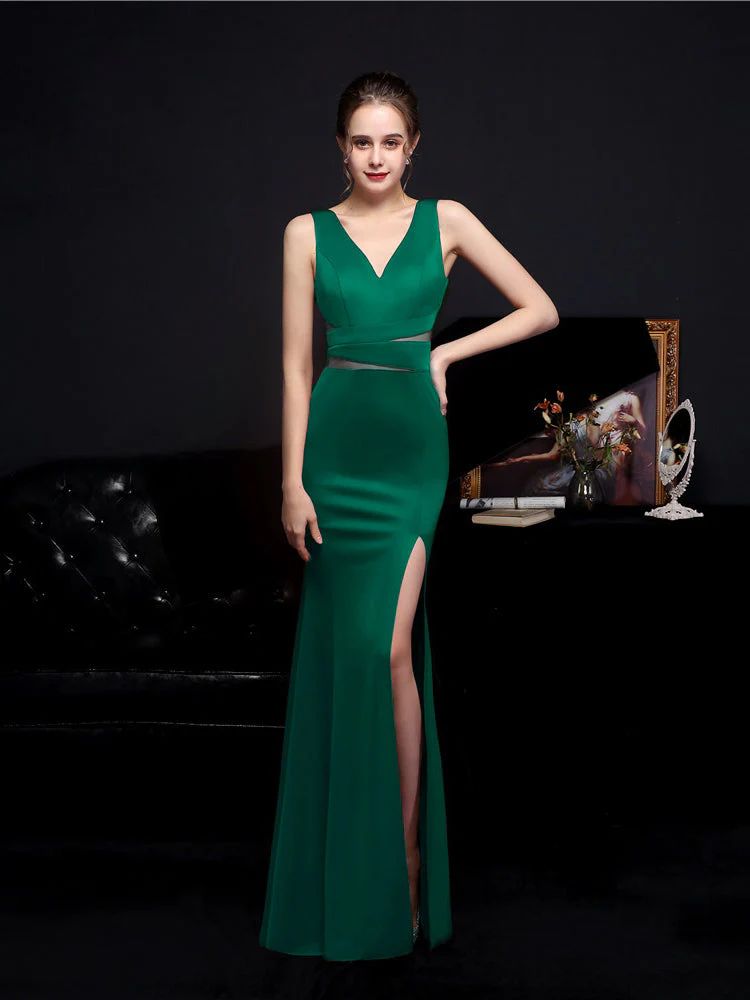 Slim fishtail dress banquet dress - Image 3