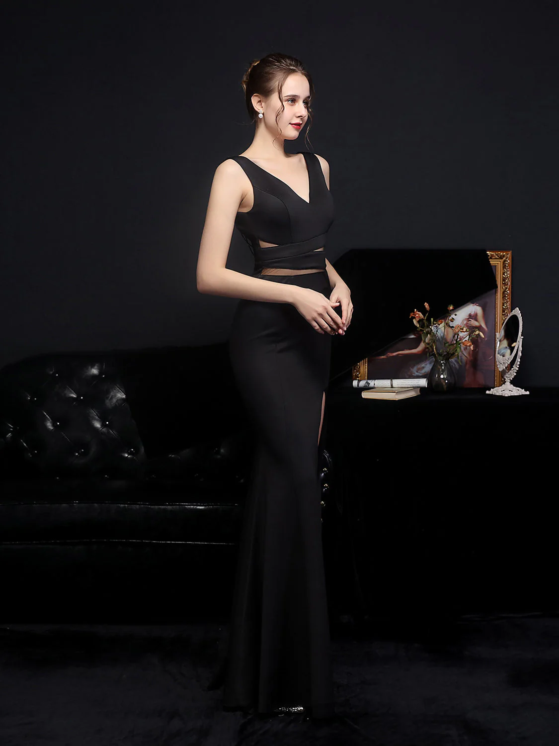 Slim fishtail dress banquet dress - Image 5