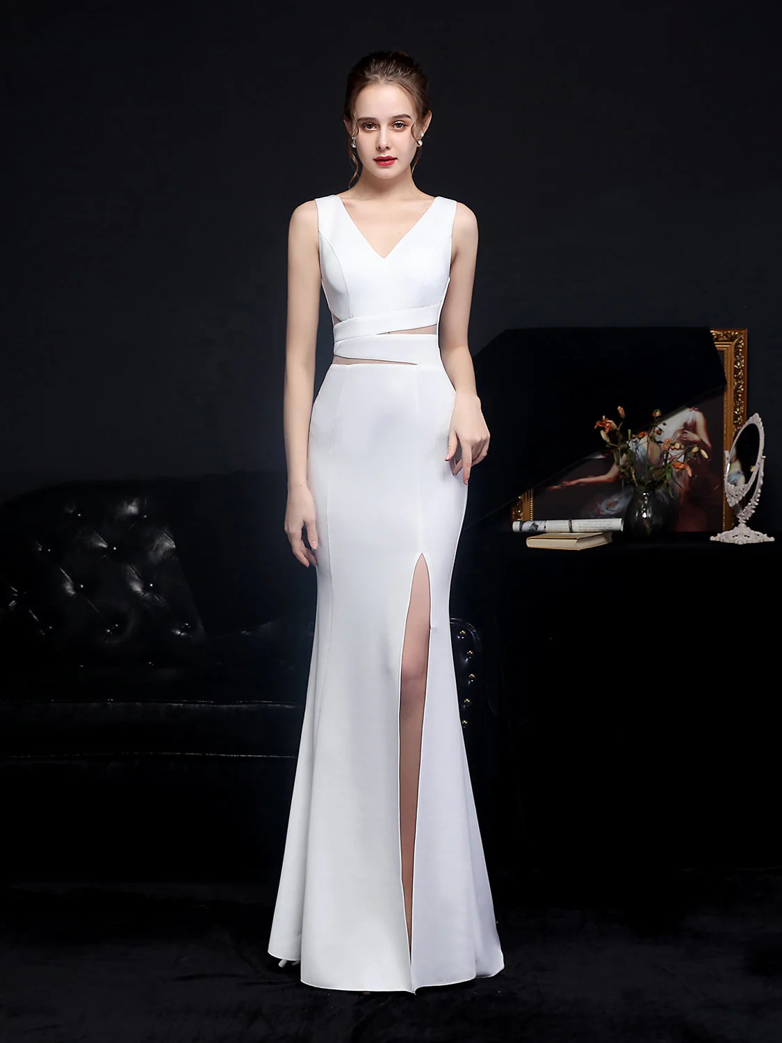 Slim fishtail dress banquet dress - Image 7