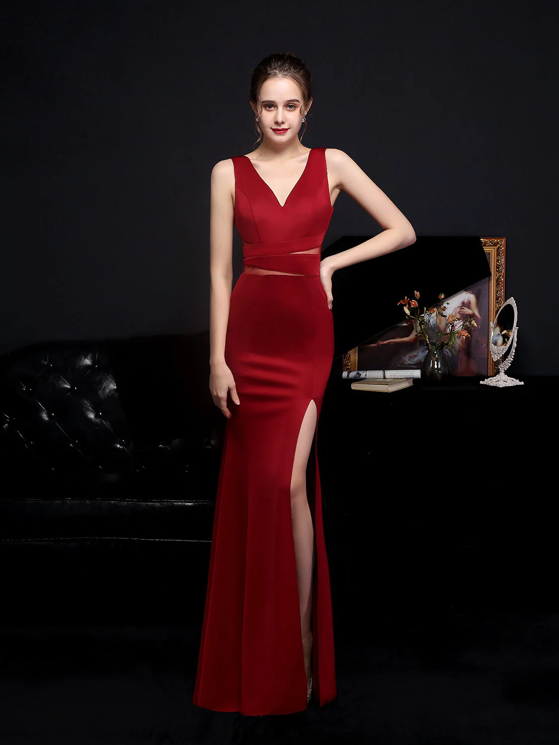 Slim fishtail dress banquet dress - Image 8