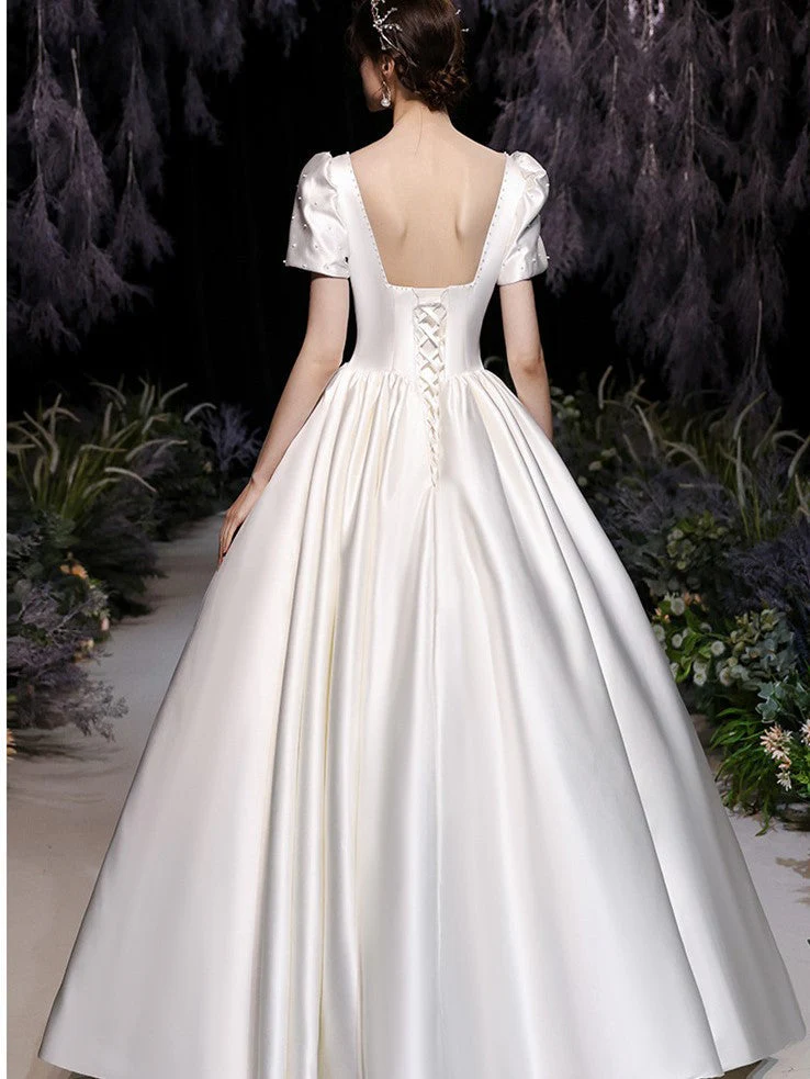 Vintage Satin Evening Dress - Image 2