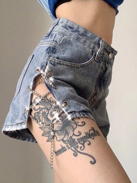 summer denim shorts shorts - Image 2