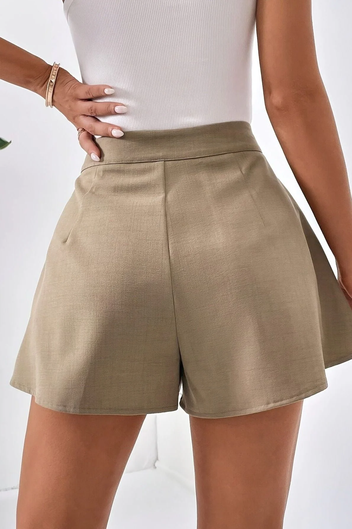 High waist elegant shorts - Image 3