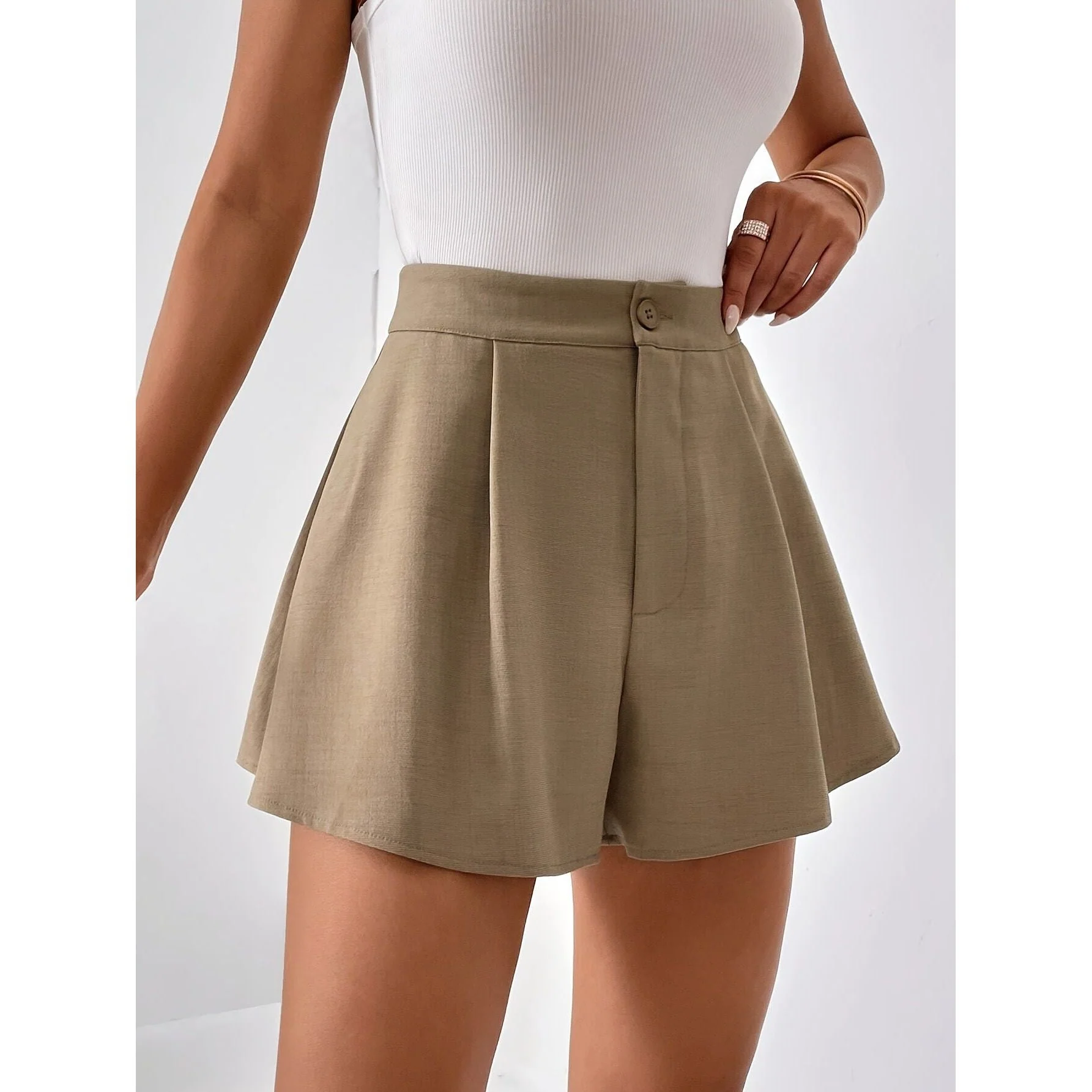 High waist elegant shorts - Image 4