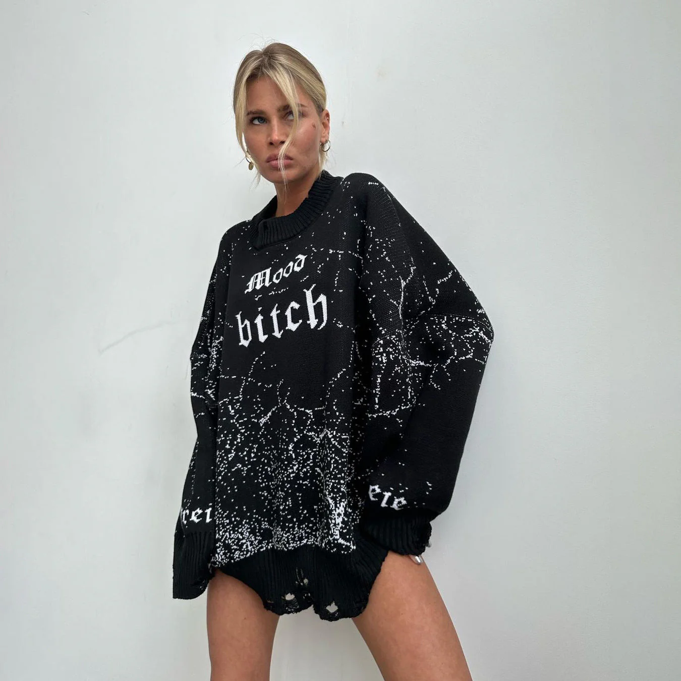 Streetwear Knitted Pullover Sweater - Image 7