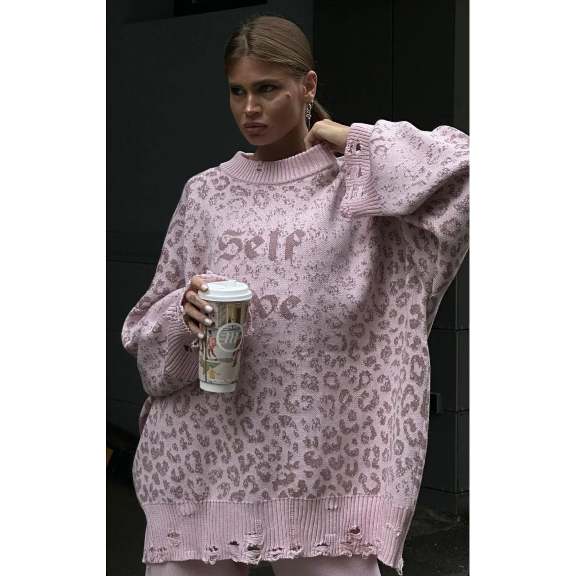 Streetwear Knitted Pullover Sweater - Image 8