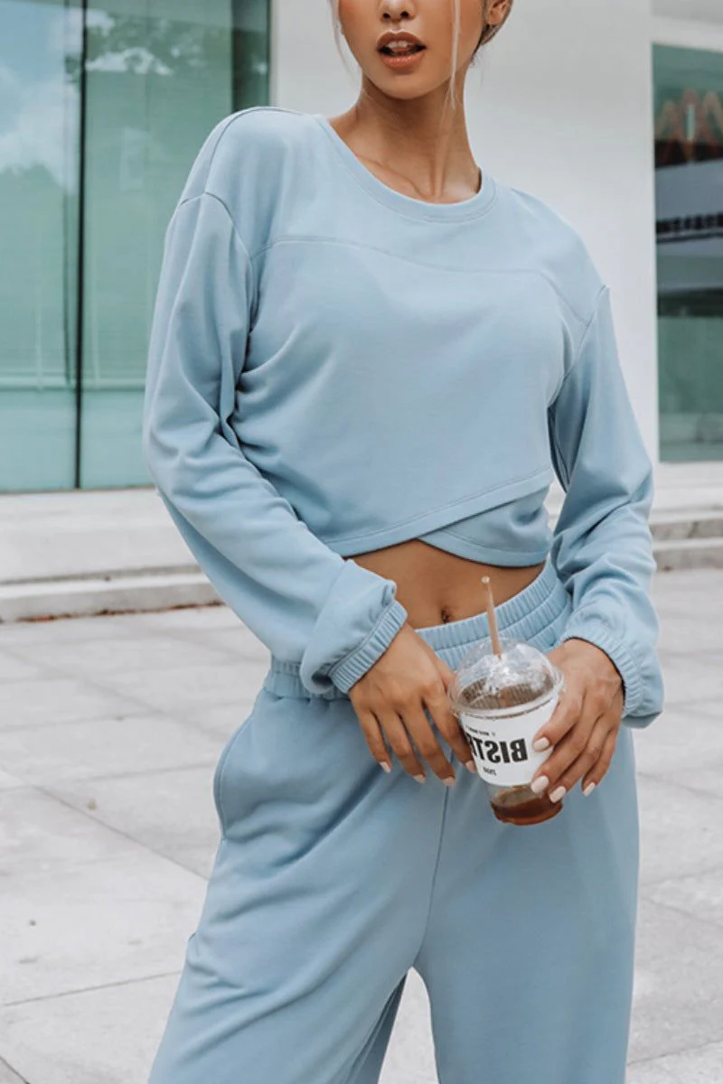 Streetwear Sweater Two-piece Suit - Image 5
