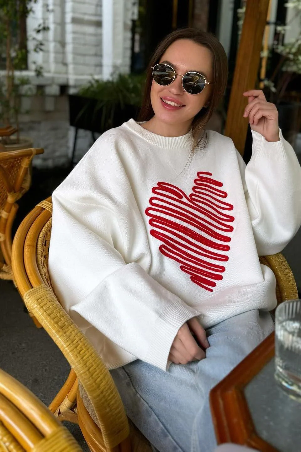 Temperament Streetwear Love Sweater - Image 4