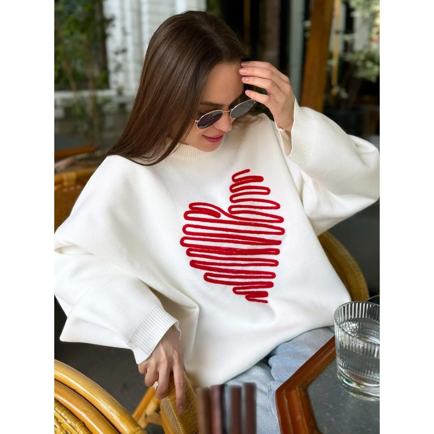 Temperament Streetwear Love Sweater - Image 5