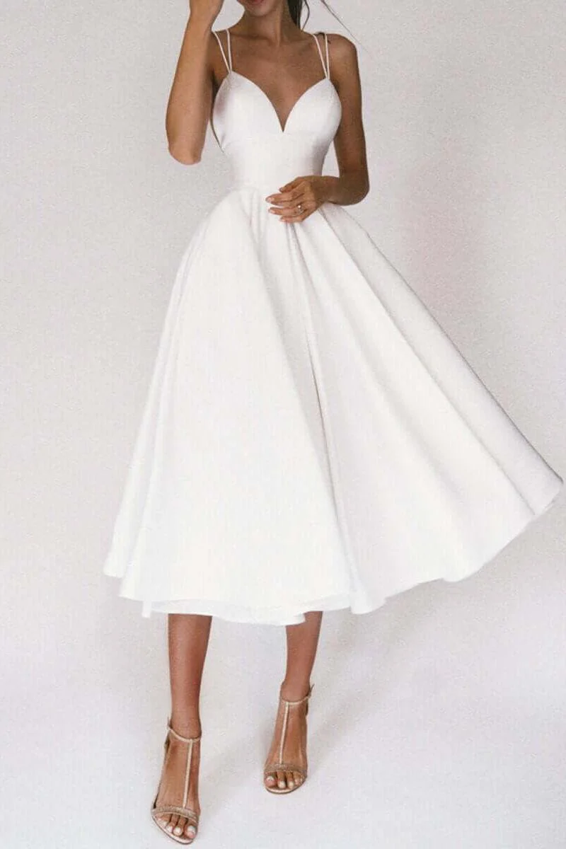 Suspender Swing Midi Dress - Image 9