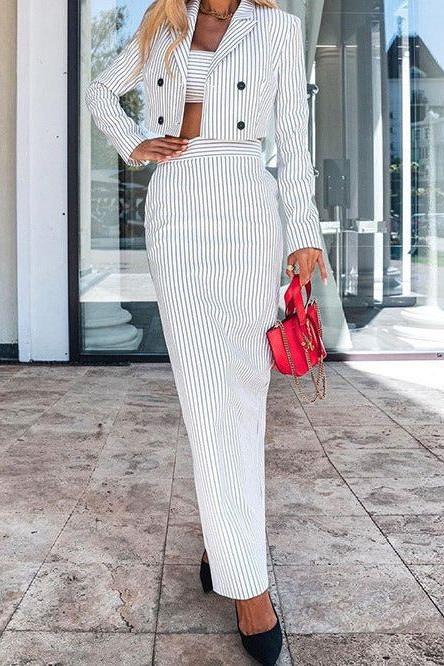 Tube Skirt Two-Piece Dress Suit - Image 4