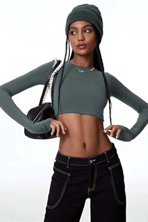Long sleeves yoga top - Image 10