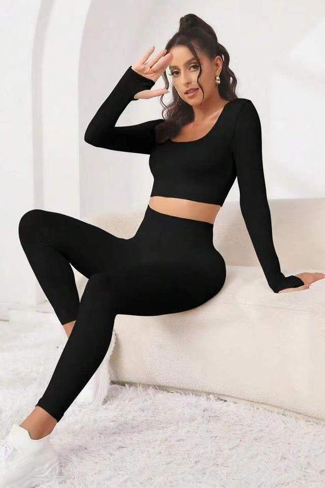 Threaded seamless yoga suit - Image 6