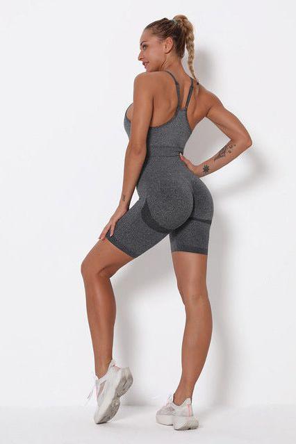 Seamless Women Short Yoga Sets - Image 4
