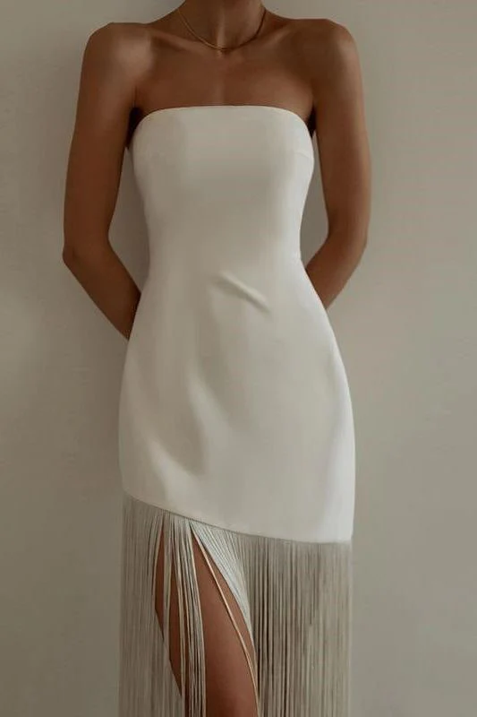 Tassel top slit dress - Image 2