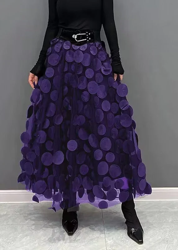 Retro A-Line Large Swing Skirt - Image 5