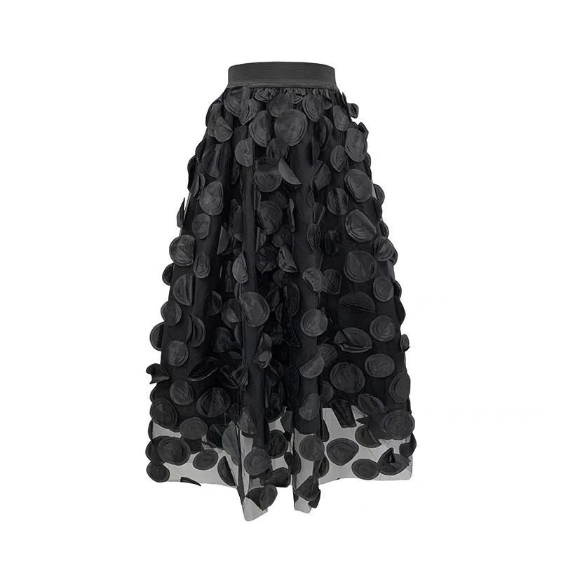 Retro A-Line Large Swing Skirt - Image 7