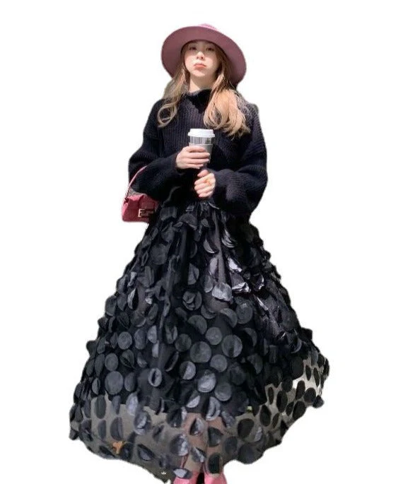 Retro A-Line Large Swing Skirt - Image 8