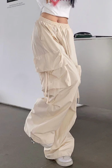 Hip-hop pockets wide-leg pants - Image 6