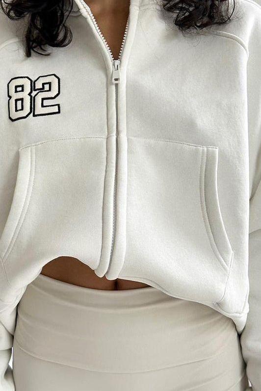 Street oversize style embroidered hoodie - Image 3