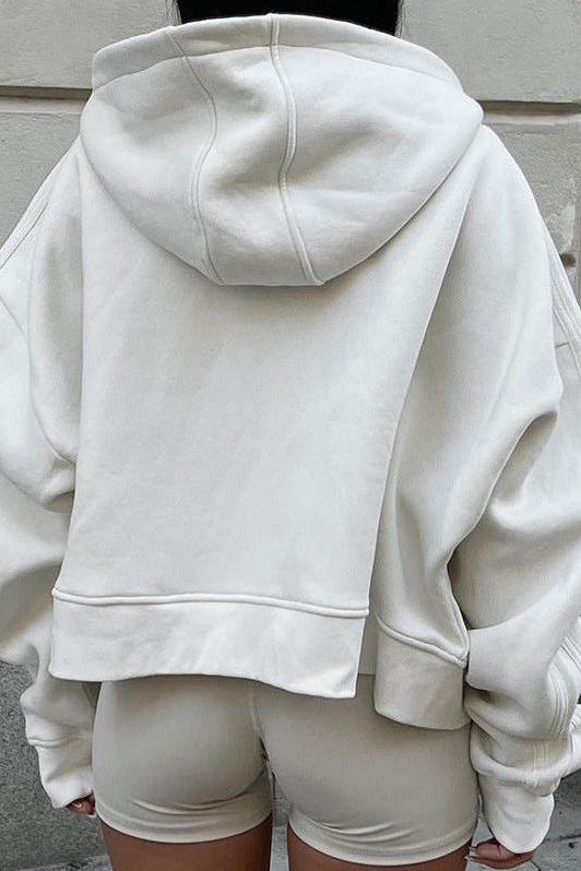 Street oversize style embroidered hoodie - Image 5