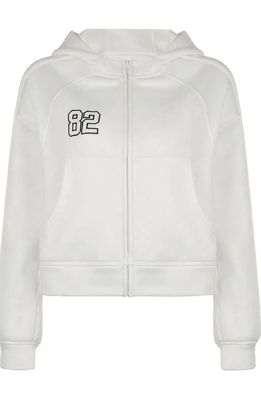 Street oversize style embroidered hoodie - Image 8