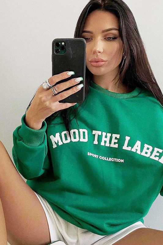 Loose printed Casual Hoodie - Image 5