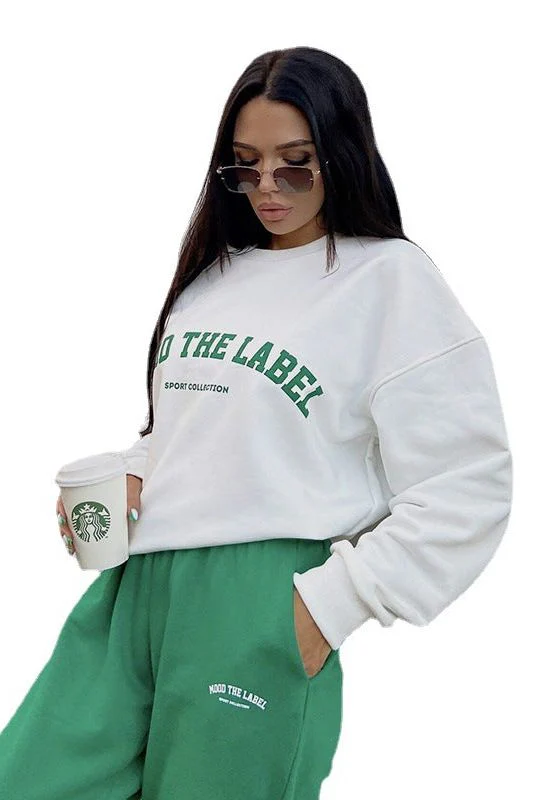 Loose printed Casual Hoodie - Image 6