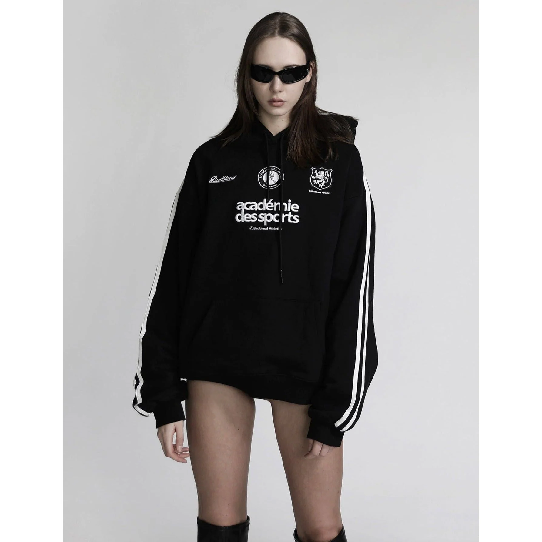 American retro embroidery pure cotton Hoodie - Image 2