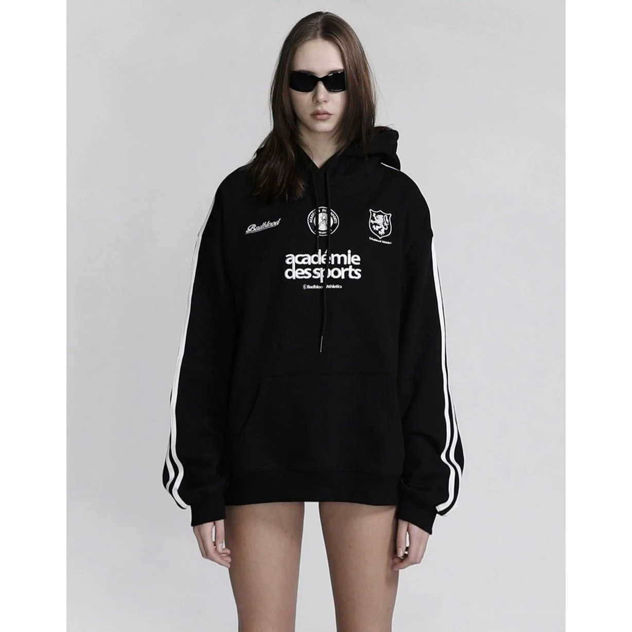 American retro embroidery pure cotton Hoodie - Image 3