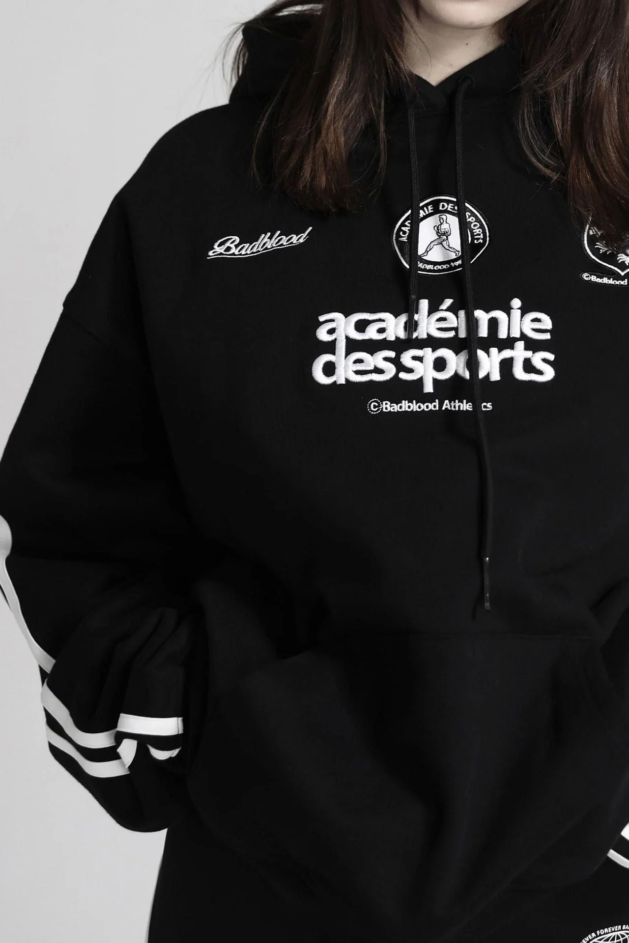 American retro embroidery pure cotton Hoodie - Image 4