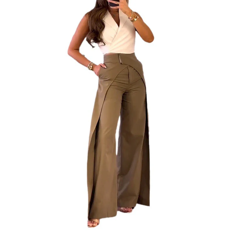 Green Slim suit pants - Image 5