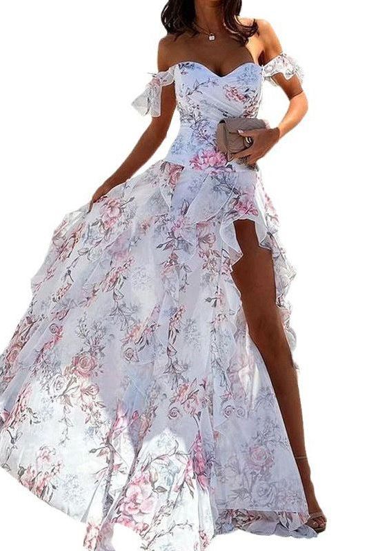 Loose long floral dress - Image 6