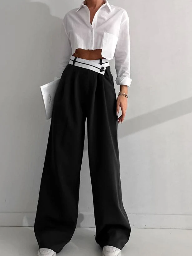 Casual drape mopping pants - Image 2