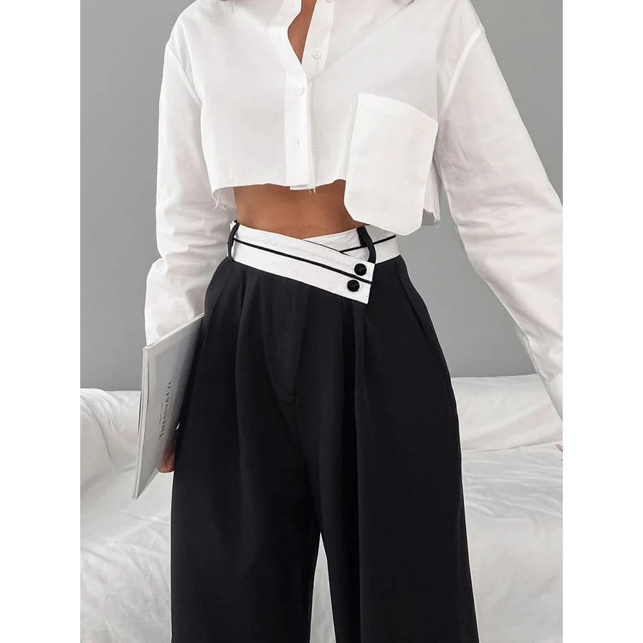 Casual drape mopping pants - Image 5
