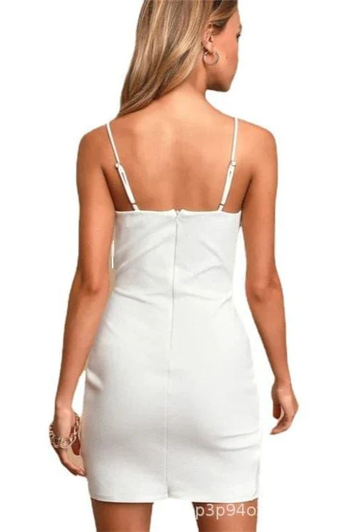 Irregular hem cross dress - Image 5