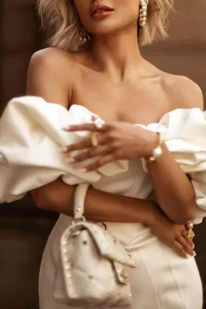 Ruffled one-shoulder dress - Image 10