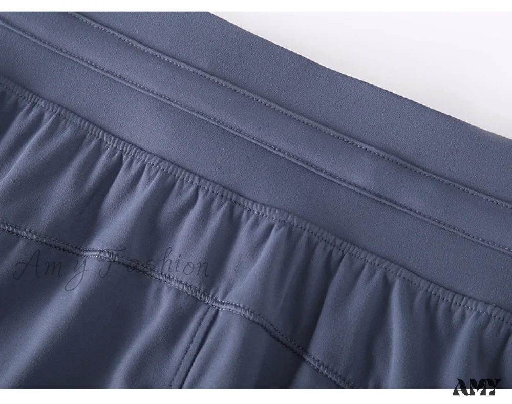 Amy Fashion - Crop Running Active Lounge Jogger Capris Pants - Image 4