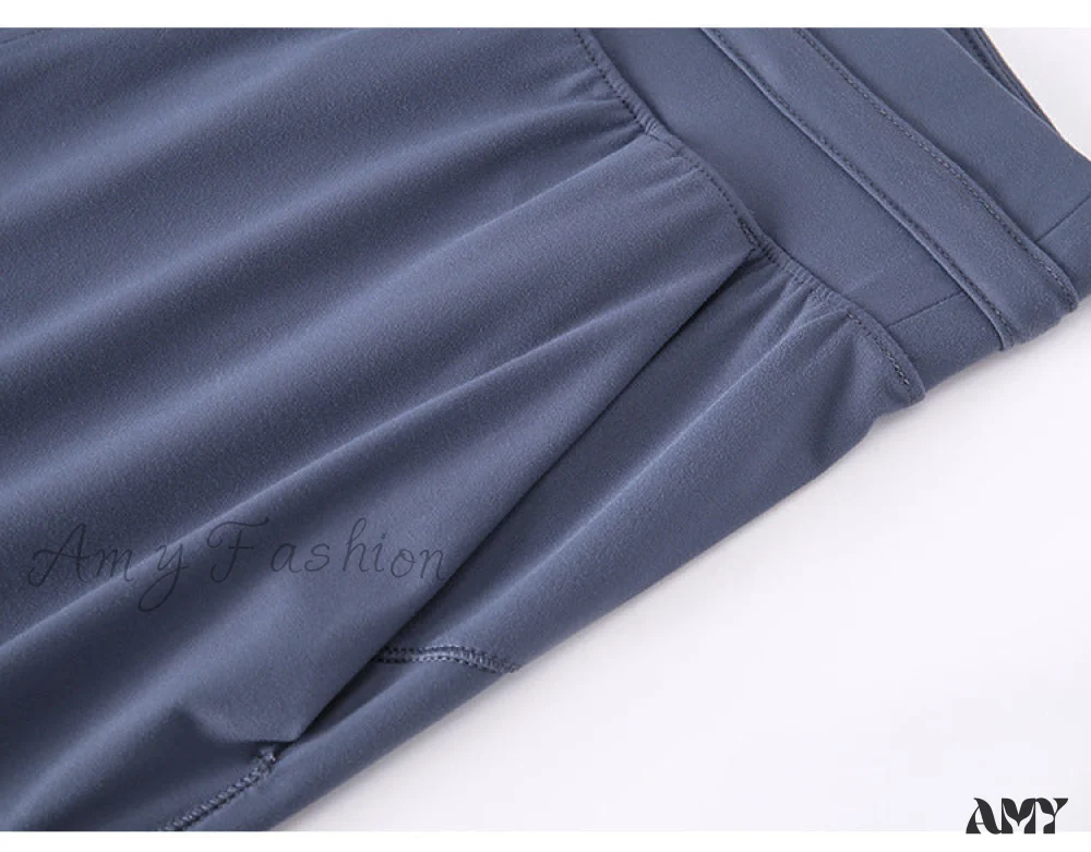 Amy Fashion - Crop Running Active Lounge Jogger Capris Pants - Image 5