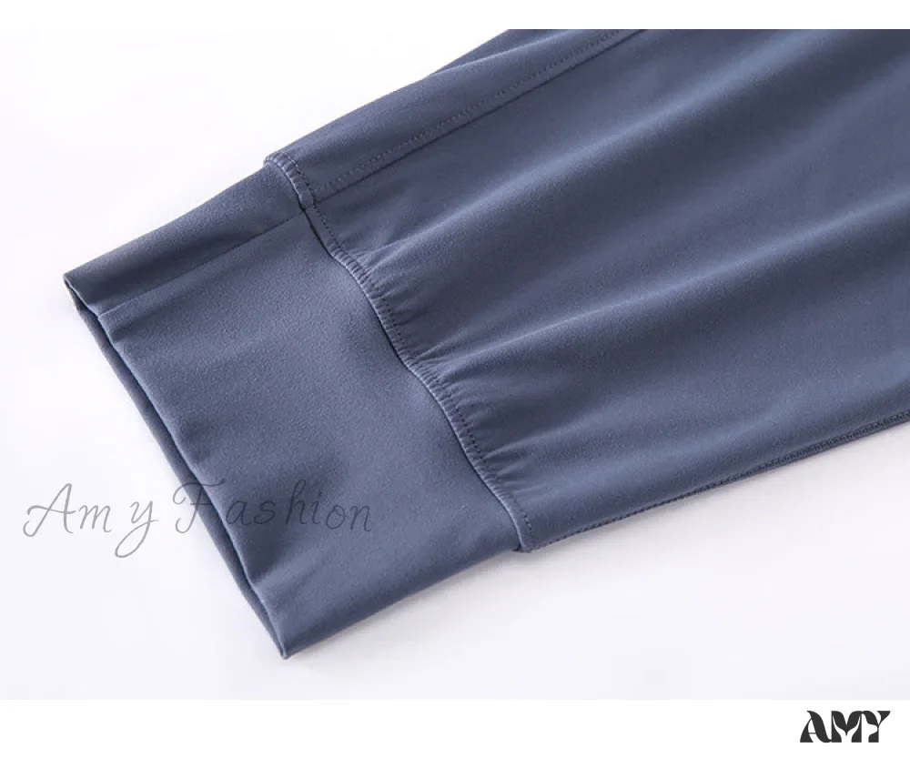 Amy Fashion - Crop Running Active Lounge Jogger Capris Pants - Image 6